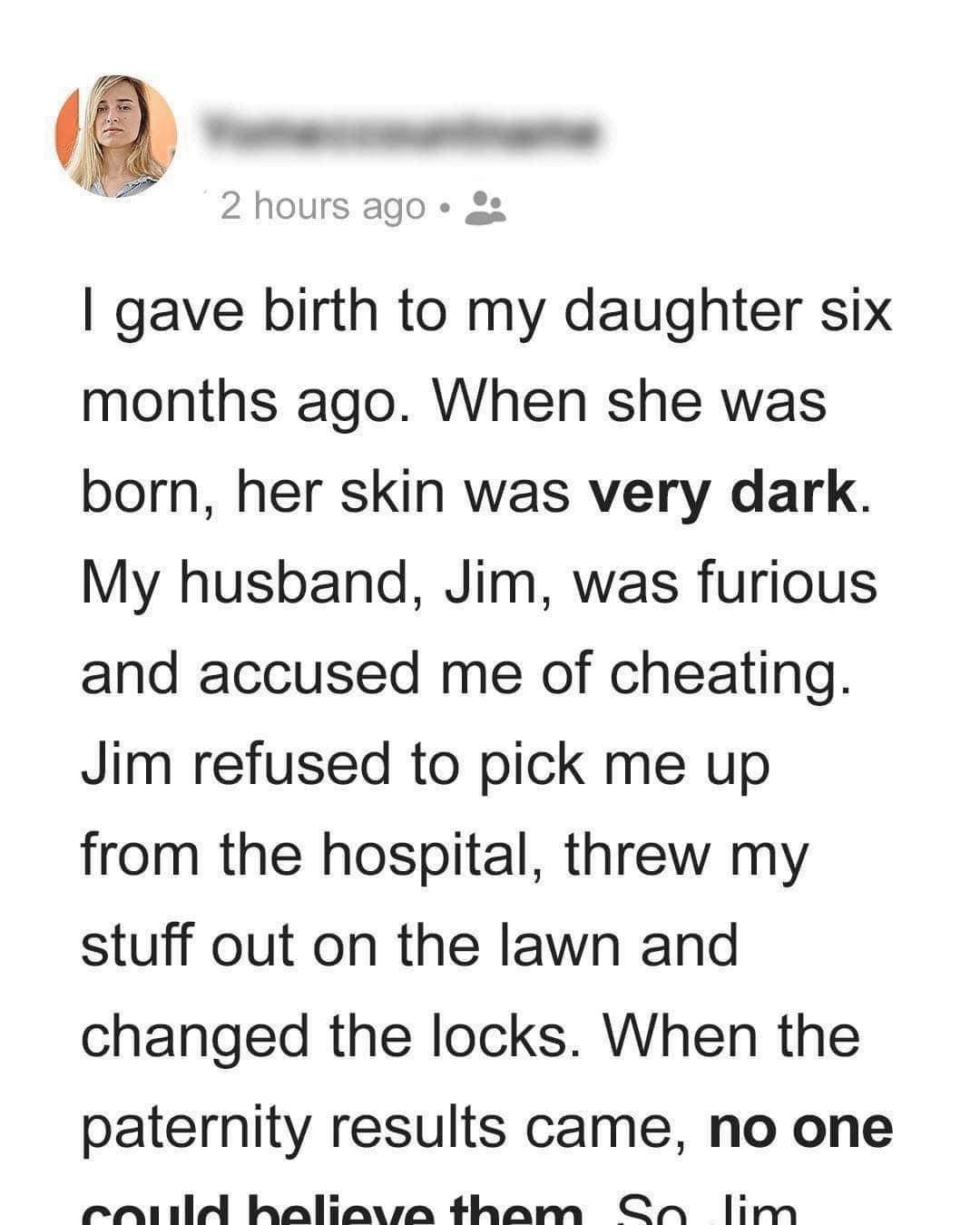 My husband saw our newborn & threw my things out on the street – Then he got a DNA test
