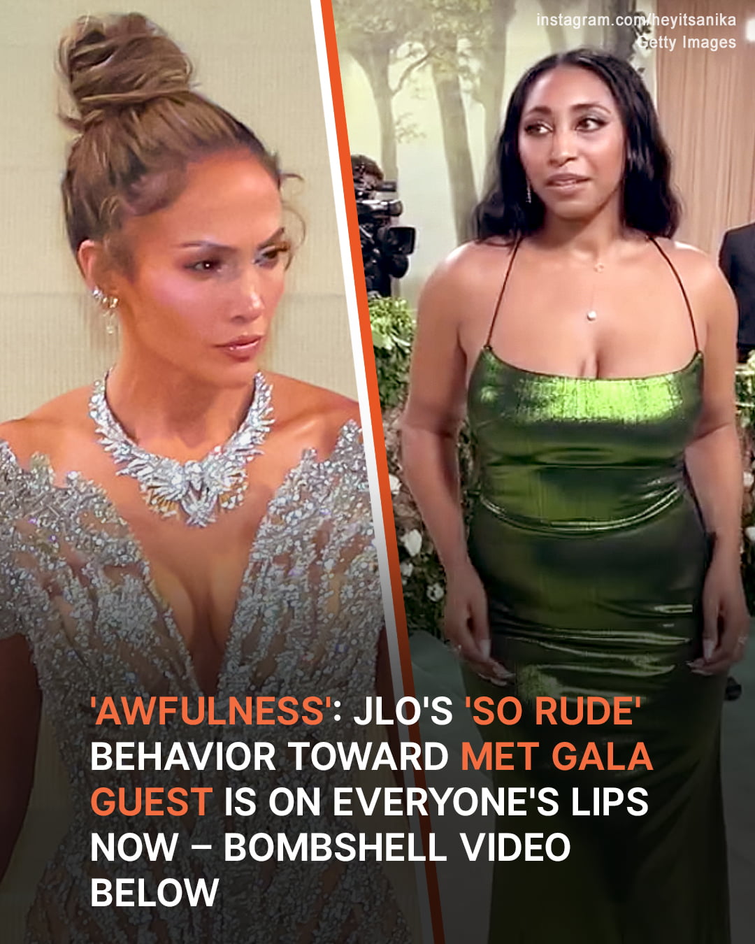 JLo Slammed for Acting ‘So Rude’ toward Guest at Met Gala Red Carpet: Video & Details of What Happened