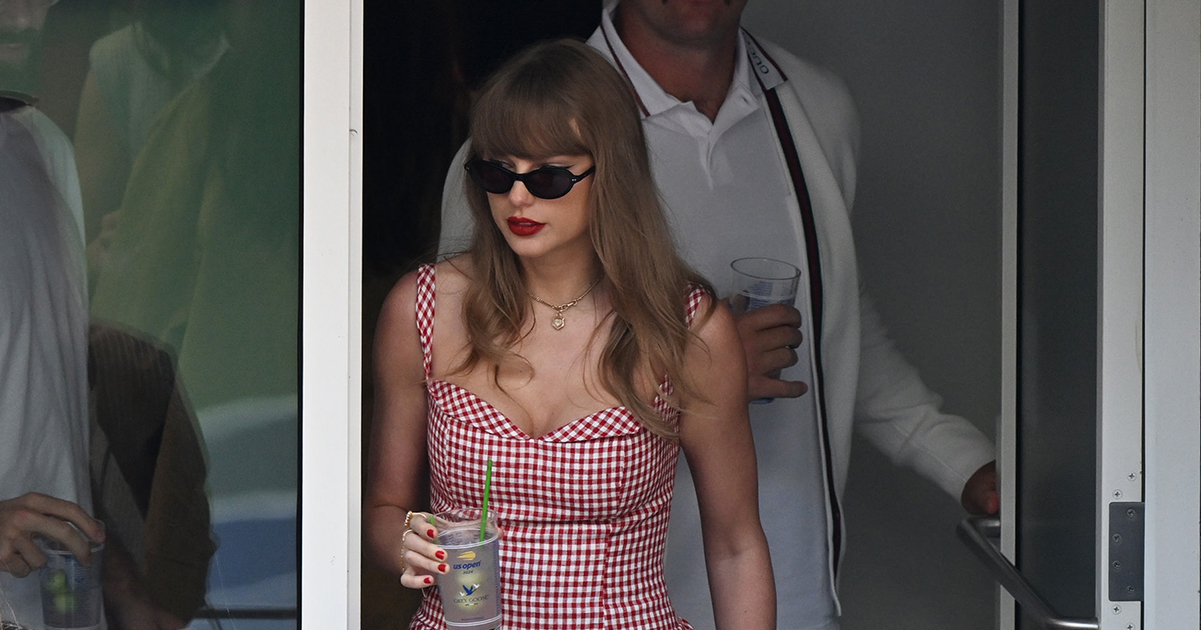 Viewers at US Open claim Taylor Swift, 34, looks “pregnant” after seeing her belly in bodice dress