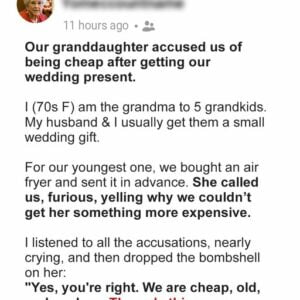 GRANDDAUGHTER FOUND HER GRANDPARENTS’ WEDDING GIFT CHEAP