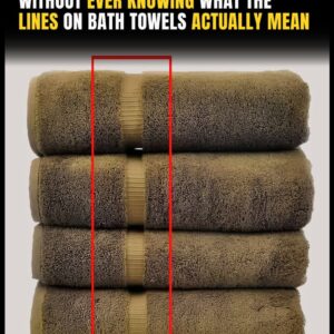 The Real Reason Bath Towels Have Lines—It’s Not Just for Style The Real Reason Bath Towels Have Lines—It’s Not Just for Style