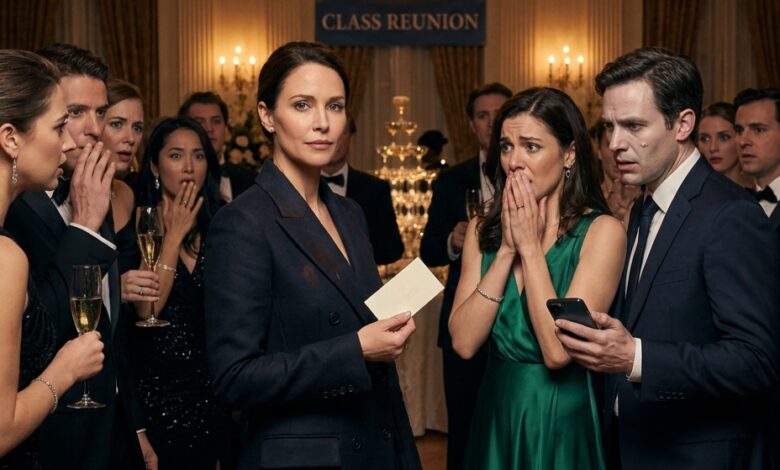 She Mocked Me at Our Reunion — Then Realized I Controlled the Debt Holding Her Husband’s Empire Together