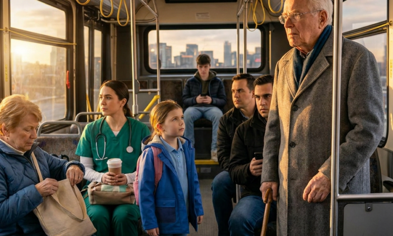 When a Little Girl Gave Up Her Seat for an Elderly Stranger, No One Expected What Happened Next