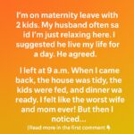 The Day My Husband Tried Being Me — And Realized Motherhood Isn’t What He Thought