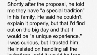 My Fiancé Planned a “Secret Family Tradition” for Our Wedding — What I Found Waiting at the Church Changed Everything