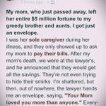 The Envelope My Mother Left Me Held More Than Money — It Held the Truth About Love