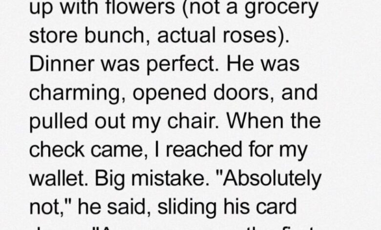 My Date Paid for Dinner — Then Everything Took a Dark Turn