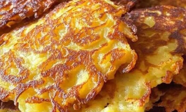 Crispy German Potato Pancakes (Kartoffelpuffer) with the Perfect Golden Crunch