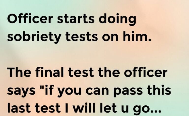 A Late-Night Traffic Stop and the Simple Test That Changed Everything A Late-Night Traffic Stop and the Simple Test That Changed Everything