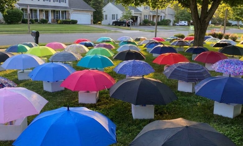 My Son Shared His Umbrella With a Stranger in the Rain—The Next Morning, Our Lawn Was Filled With Unexpected Gifts