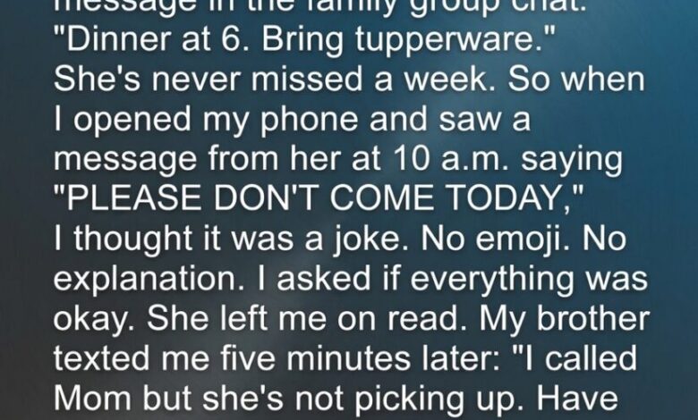 A Simple Text That Brought Hidden Family Truths to Light