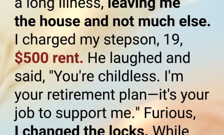 After My Husband Died, I Asked My Stepson to Pay Rent — What I Later Discovered Left Me in Tears