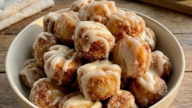 Mini Cinnamon Roll–Style French Toast Bites