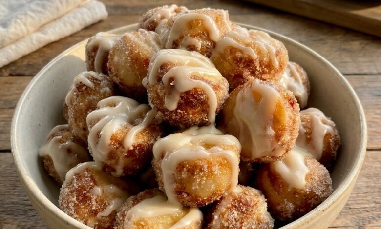 Mini Cinnamon Roll–Style French Toast Bites