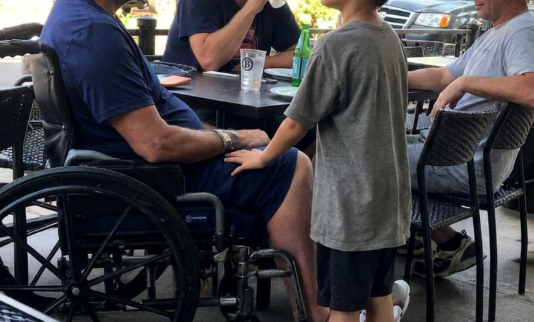 A Boy Walked up to My Wheelchair in a Crowded Café and Said He Could Make Me Walk Again – I Laughed, Until My Toes Moved After Twenty Silent Years A Boy Walked up to My Wheelchair in a Crowded Café and Said He Could Make Me Walk Again – I Laughed, Until My Toes Moved After Twenty Silent Years