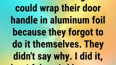 Why Some People Wrap Their Door Handle in Aluminum Foil Before Bed