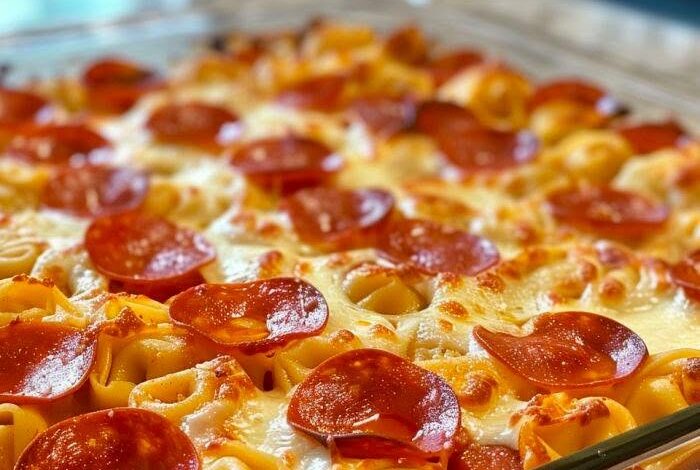 The Dish My Daughter-in-Law Made Once — Pepperoni Pizza Casserole The Dish My Daughter-in-Law Made Once — Pepperoni Pizza Casserole