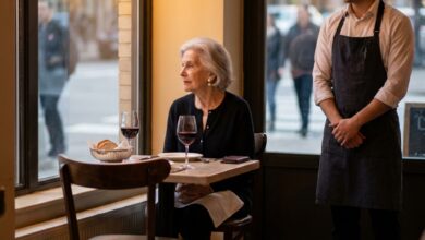 Our New Manager Tried to Move the Widow Who Dines With an Empty Chair — He Didn’t Know Who Was at the Corner Booth