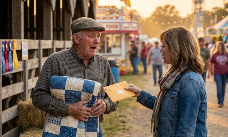 A Stranger Handed Me a Quilt at the County Fair — “Your Missing Daughter Made This for You”