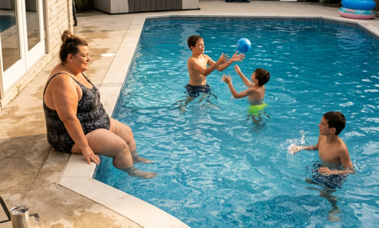 My Neighbor Treated My Pool Like Her Property — Then the Box on Her Porch Changed Everything My Neighbor Treated My Pool Like Her Property — Then the Box on Her Porch Changed Everything