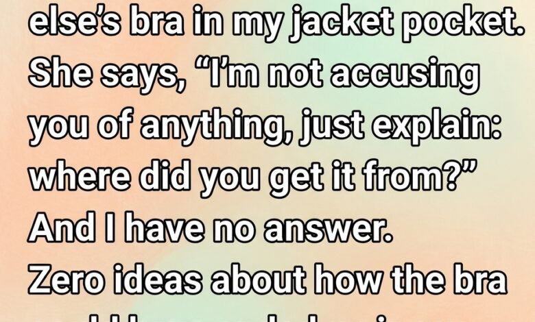 She Found a Black Lace Bra in His Bag — Then One Question Changed Everything