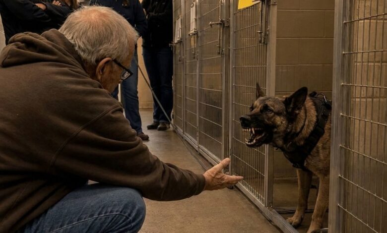 Nobody Could Touch the Military Dog — Until an Old Feed Man Spoke His Call Sign