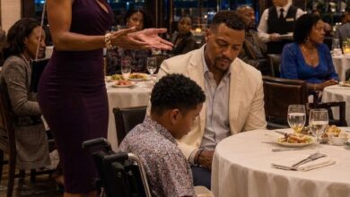 A Stranger Said My Son’s Wheelchair Ruined Dinner — Then the Whole Room Answered Her