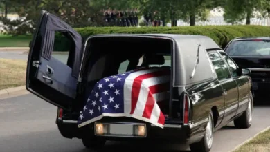 My Sister Mocked My Marine Uniform at Dad’s Funeral — Then Her Lawyer Husband Saw the Eagle on My Collar