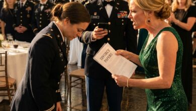My Mother-in-Law Served Me Divorce Papers at the Army Ball—Then Her Own Words Became Evidence