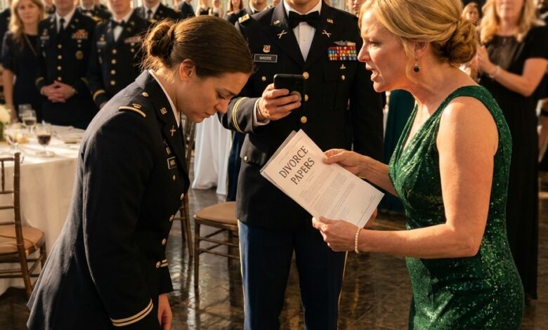 My Mother-in-Law Served Me Divorce Papers at the Army Ball—Then Her Own Words Became Evidence