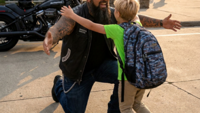 My 7-Year-Old Son Ran Into the Arms of a Huge Bearded Biker—Then He Said, “I Guess This Is How You’ll Find Out”