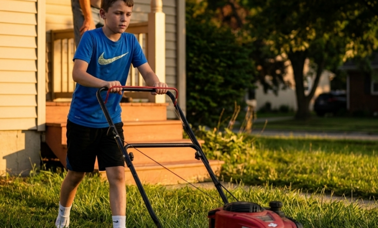 My Son Mowed Our Elderly Neighbor’s Lawn for Four Years—Then a Lawyer Found Him at the Funeral