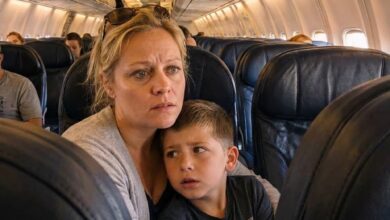 My Son and I Secretly Boarded My Husband’s Flight — Then His Voice Over the Intercom Changed the Surprise Completely