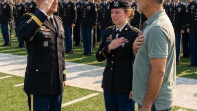 A Three-Star General Saluted the Truck Driver at My Daughter’s Army Ceremony—Then He Asked About the Worn Band on My Wrist