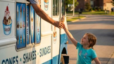 My Daughter Kept Getting Free Ice Cream From One Truck — Then the Driver Handed Me a Photograph From My Childhood